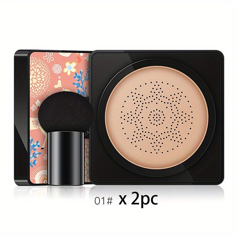 Natural Nude Mushroom Head Foundation - Long-Lasting, Moisturizing, and Flawless Coverage