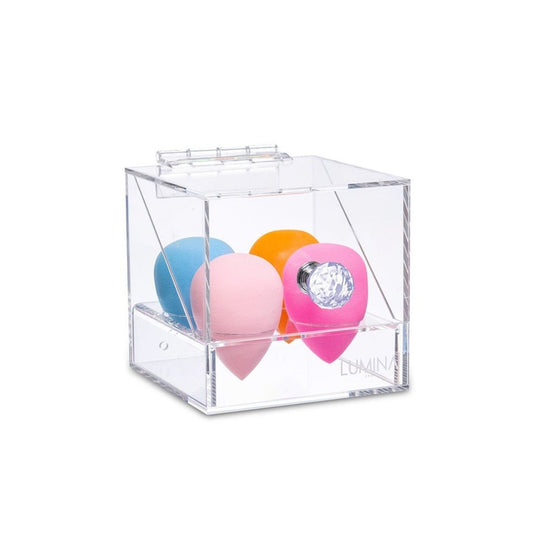 4 Slot Acrylic Beauty Sponge Holder