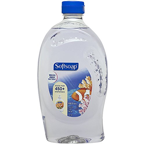 Softsoap Aquarium Liquid Hand Soap Refill, 32 Ounce, 6 Pack