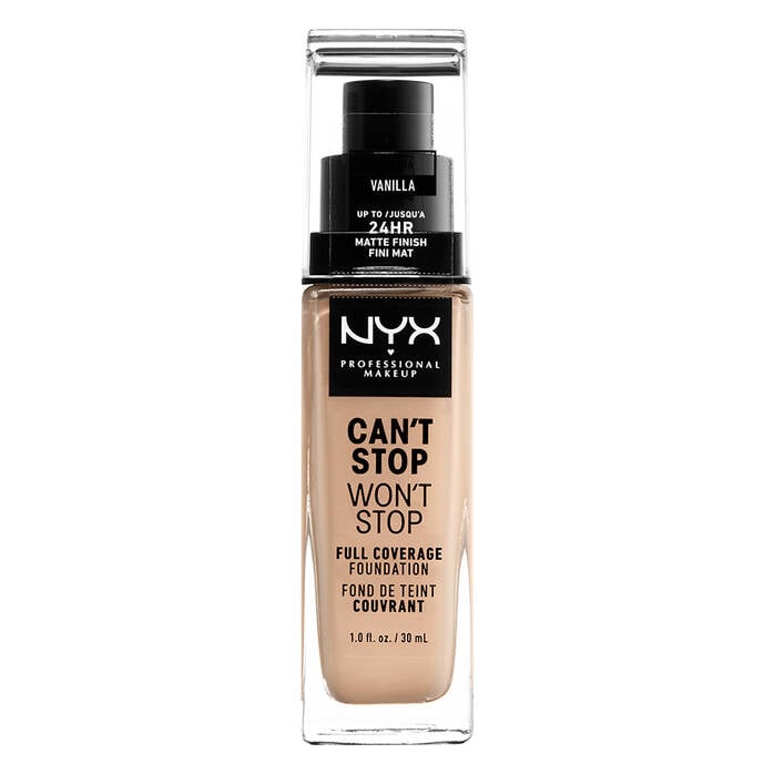 NYX Professional Makeup Can't Stop Won't Stop Full Coverage Foundation - Vanilla - 30 ml