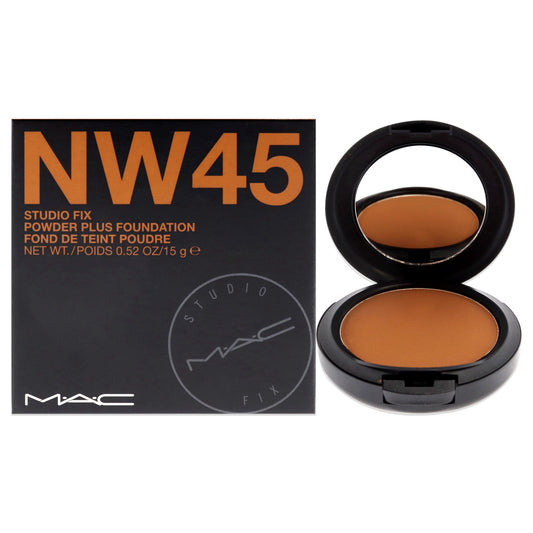 Studio Fix Powder Plus Foundation - NW45 by MAC for Women - 0.52 oz Foundation