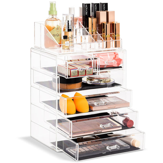 Medium Makeup Organizer Set - (4 large / 2 small drawers/top tray)