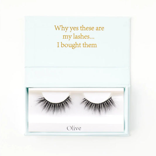 B Lashed-Olive Lashes